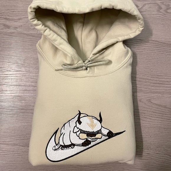 Appa Check Cream Hoodie avatar last air bender - Picture 5 of 6